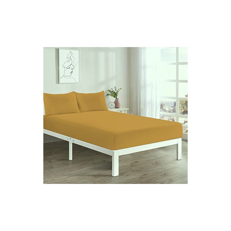 Comfort Collections Fitted Bed Sheet With FREE MATCHING 2 X