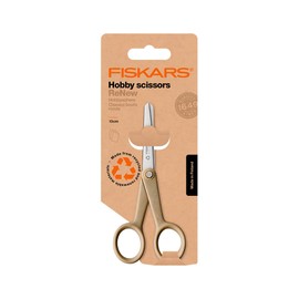 Fiskars Renew 1062546 Hobby Scissors, Length: 13 cm, Recycled Stainless Steel/Plastic, Made from 100% Recyclable Materials