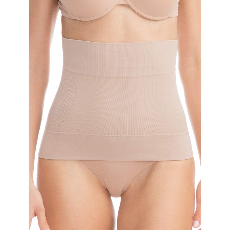 FarmaCell Bodyshaper 605S Invisible Shaping Belly Band with Supportive Hip