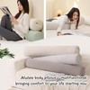 Ailuteie Long Round Body Pillow for Adults – Bolster Pillow
