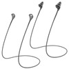 Hearprotek [2 pcs] Earplugs Connector Cord, Earplug Lanyard, Replaceable Silicone