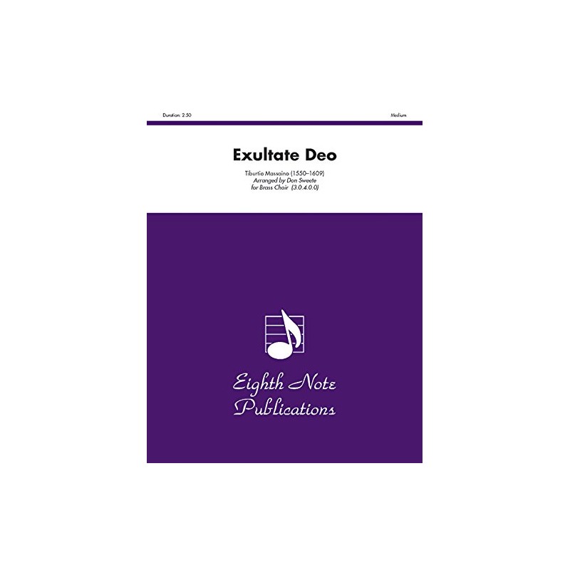 Exultate Deo: Score & Parts (Eighth Note Publications)