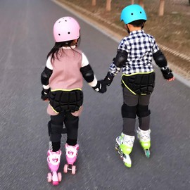 Teens Kids Butt Pads for Snowboard Skiing Protective Gear 3D Thicken EVA Hip Protection Shorts Crash Pad Mat Skating Skateboard Adjustable Tailbone Butt Padded Pants Cushion Protector Guards 3-12 Yrs