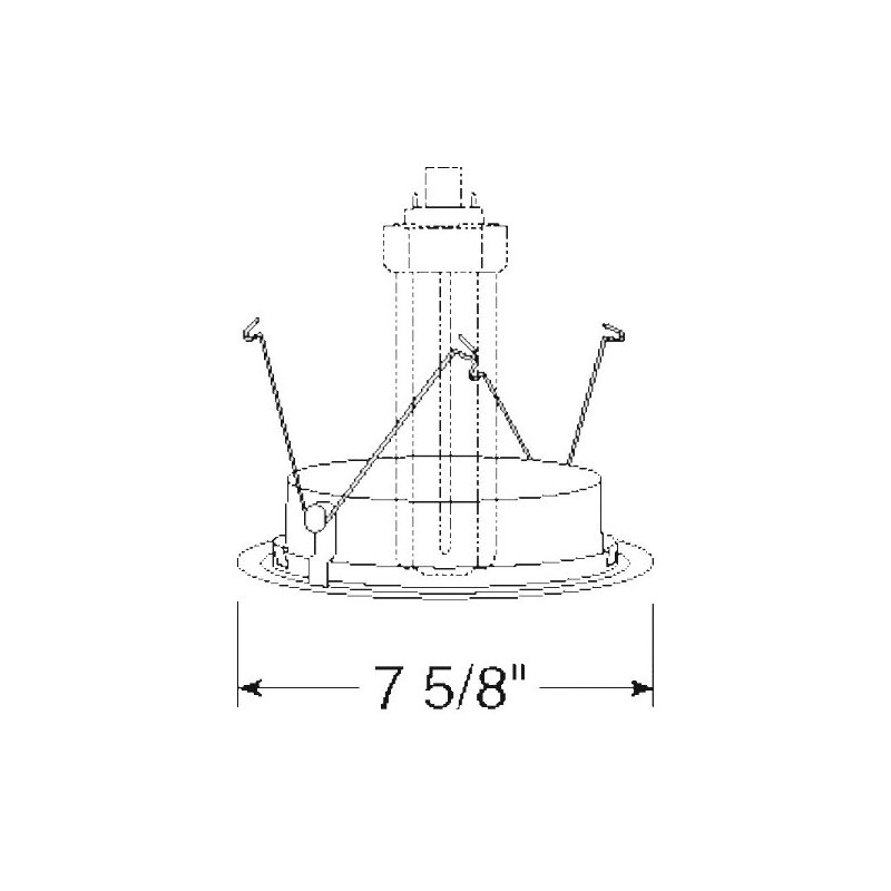 Juno Lighting Group 242 WH Light, White