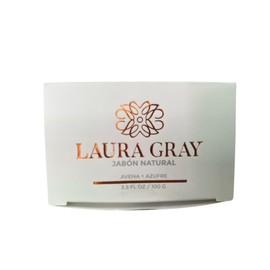 Laura Gray Jabón Natural con Avena y Azufre de 100 gramos