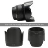 Lens Hood, 2Pcs ET-83II Plastic Camera Lens Hood Mount Replacement