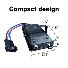 iFJF 8507111 Electric Time Delay Trailer Brake Controller Replacement for 8507111 Brakeman IV Digital Brake Control for 1 to 4 Axle Trailers