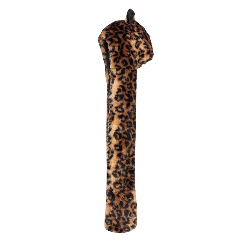 ShellKingdom Plush Novelty Animal Hat,3 in 1 Function Leopard Faux