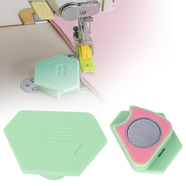 Upgraded Magnetic Seam Guide for Sewing Machine，Polygonal Sewing Seam Guide