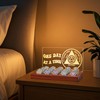 Lampeez Light up AA Coin Holder, Sobriety Milestone Display, Acrylic