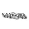 ViaGasaFamido Insert Nut Split Groove Type Stainless Steel 10 Pieces