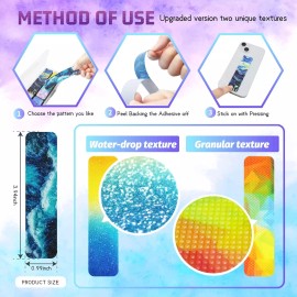 48 Pieces Unique Sensory Stickers for Anxiety Relief Items - Sensory Strips 