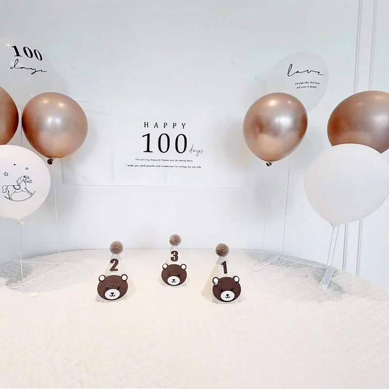 100th Anniversary Decoration Set, 9 Piece Set, Happy100days 100 Days