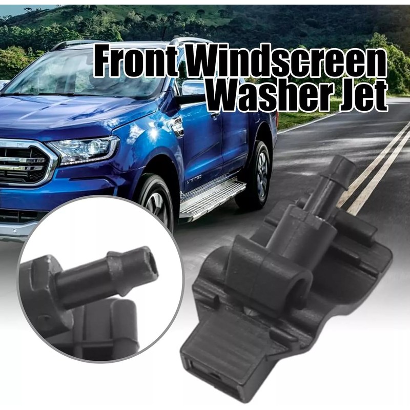 Crozgan 2pcs Front Windshield Washer Jet 1902209 EB3B-17666-AA EB3B17666AA Car