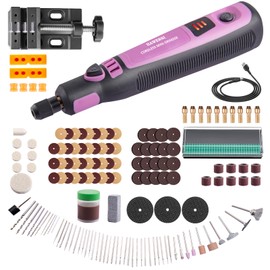 Cordless Resin Polishing Kit,Electric Resin Drill for Resin Casting Molds,Resin Tool with Mini Vice&143 Pcs Accessories,Resin Sander&Polishing Kit for Drilling,Carving,Polishing,Jewelry Making