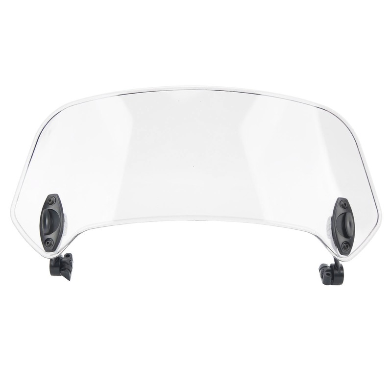 Motorcycle Windscreen Adjustable Clip On Windshield Universal Wind Deflector for