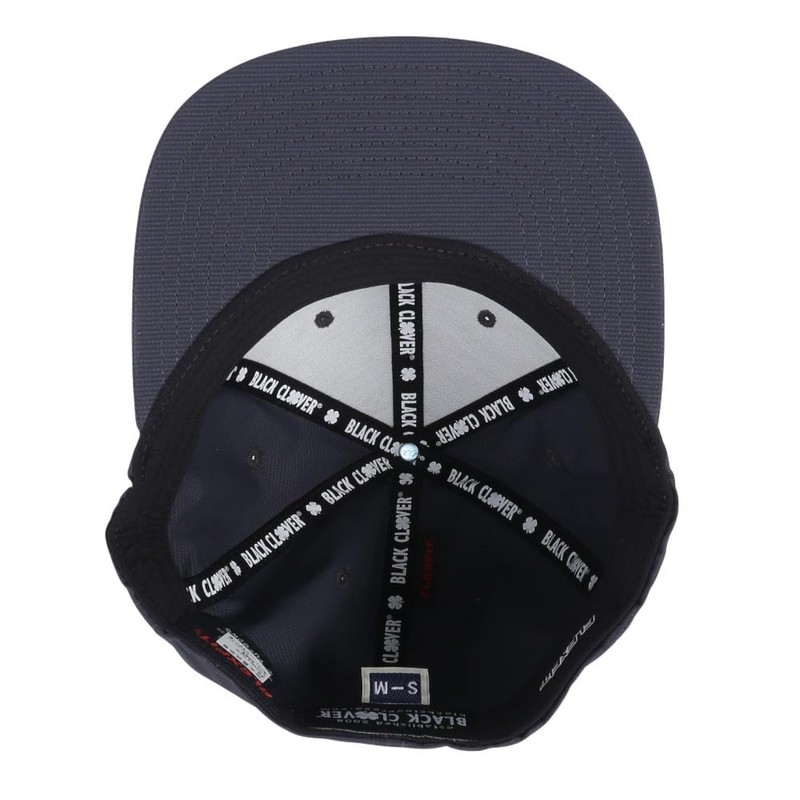 Black Clover Men's Round Logo Patch Cap Grey S M