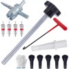 Unbranded Quick Change Tire Valve Tool Kit Replacement with 5