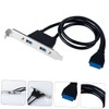 CIYODO USB to Dual USB Pci Slot Hub Adapter Expansion
