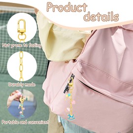 25pcs Gold Keychain Making Kit Key Ring with Chain Bulk Swivel Snap Hook Clasp Small Metal Keychain Clips for Purse DIY Bag Charm Kits for Crafts Jewelry Making Supplies Handbag Accessories Gifts