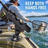 360° Adjustable Kayak Fishing Rod Holder with Flat, Rail, Round