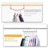 Closet Organizers and Storage Space Saving Hangers 12 Pack Stainless
