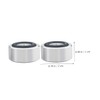 Housoutil 4pcs Aluminum Alloy Speaker Isolation Feet Pads Anti- Base