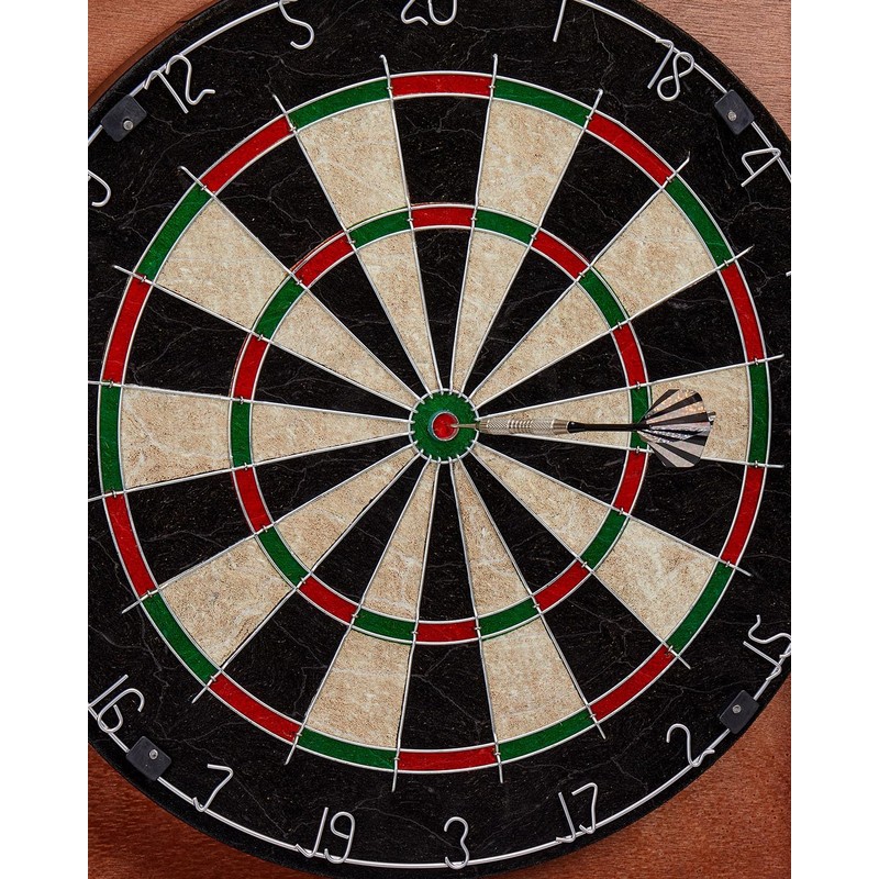 Yirinatek Darts Set with Storage Box, 3 High-Quality Steel Darts,