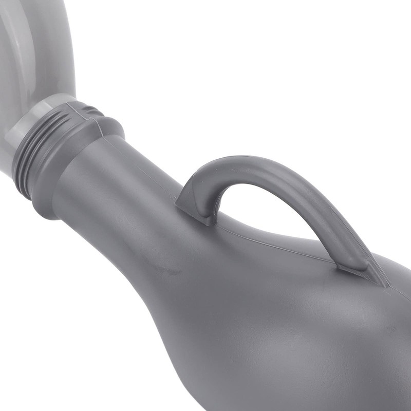 Men's Urine Bottle, Prevent Tipping Tightly Fitted Lid Handle Plastic