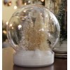 Creative Hobbies 5 Inch DIY Clear Plastic Water Globe Snow