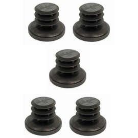 cyclingcolors 5 x Lamellar Plugs Round Plugs Furniture Gliders Furniture Feet End Caps Round Plastic (Diameter = 19-20 mm)