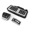 Foot Pedal Set Accelerator Brake Footrest Pads Anti Skid Rubber