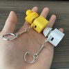 Duck Quacking Keychain & Cat Meowing Keychain, Funny Quacking Duck