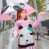 Kids Umbrella & Panda Bear Rain Coat for Girls and