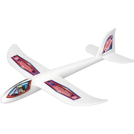 GÜNTHER FLUGSPIELE Paul Günther 1508 – Throw Visor Made of Robust, Flexible Foam, Approx. 36 x 35 cm Large Glider Flyer, Easy to Start from Your Hand, for Children Aged 4 and Over, Multicoloured