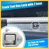 REPAIROCK Truck Tool Box Latch w/ 2 Key Stainless Steel