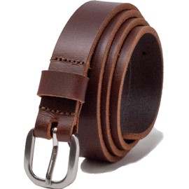 Ashford Ridge 25mm Full Grain Leather Belt, brown