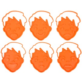 READY 2 LEARN Dough Cutters - 6 Emotions - Playdough Accessories - Dough Cutters for Kids - Clay Tools for Kids - Playdough Stamps