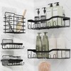 Clara Clark Shower Organizer - Adhesive Shower Shelf Caddy, Rustproof