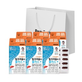 Real Doctor (bag) (Real Doctor) Milk Thistle Plus, which is good for the liver, 6 1000mg x 30 capsules ( / 리얼닥터(백) (리얼닥터)간에 좋은 밀크씨슬에 플러스 1000mg x 30캡슐 6개 (