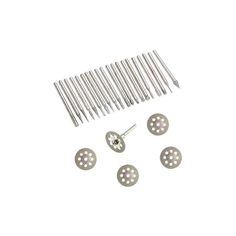 Diamond Burr Set For Rotary Tool Grinding Carving Notching Bur