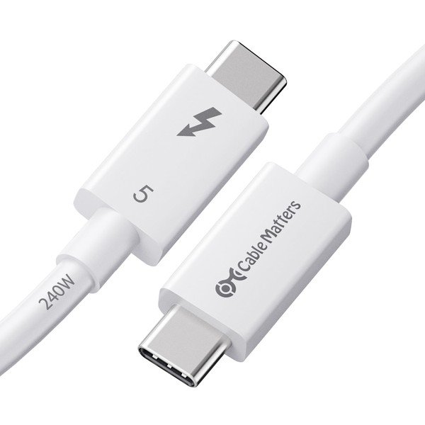 Cable Matters [Intel Certified] 80Gbps Thunderbolt 5 Cable with up