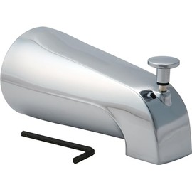 Master Plumber .197C, Diverter Tub Spout, 1/2" NOM Slip ON - Chrome