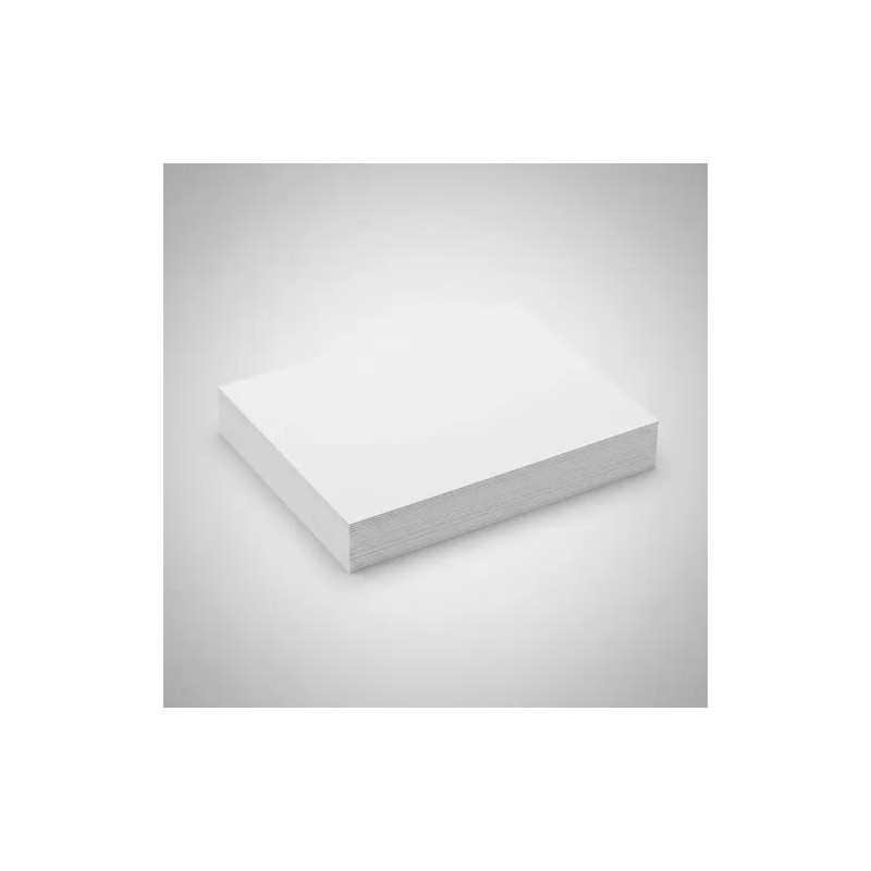 Cartulina Blanca Escolar 50x65 Cm Paquete 100 Hojas