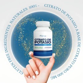 Citrato De Magnesio Y Citrato De Potasio - 200 Cáps. C/u Sabor Sin Saborizantes
