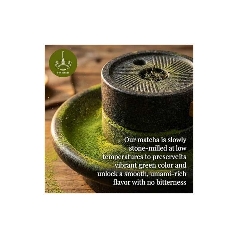 ZenRitual Organic Matcha Sticks - Convenient Single Serve Packets