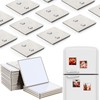 Xuhal 40 Pcs Sublimation Magnet Blanks Metal Bulk 2.16 x