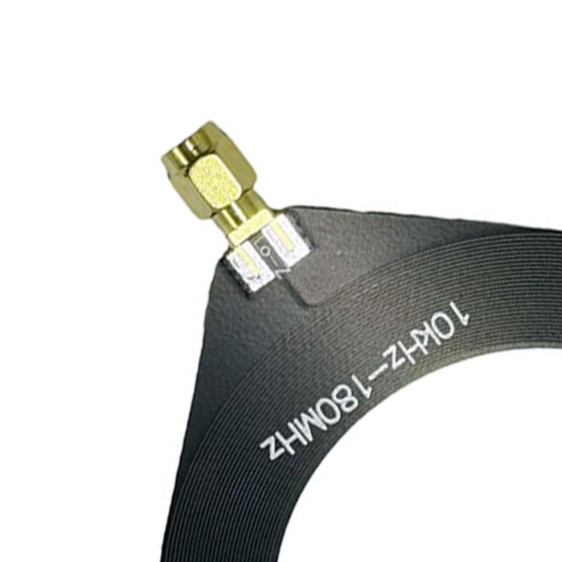 Ahvqevn 10kHz-180MHz Donut Broadband Antenna Receiver Antenna Mini Loop Antenna