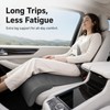 Car Seat Leg Support Cushion for Driving – Memory Foam