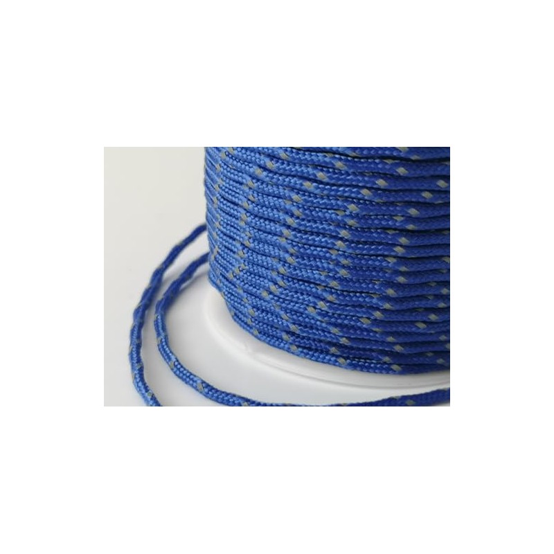 2mm Paracord Reflective Micro Cord Strong Bushcraft Lanyard Camping Hiking